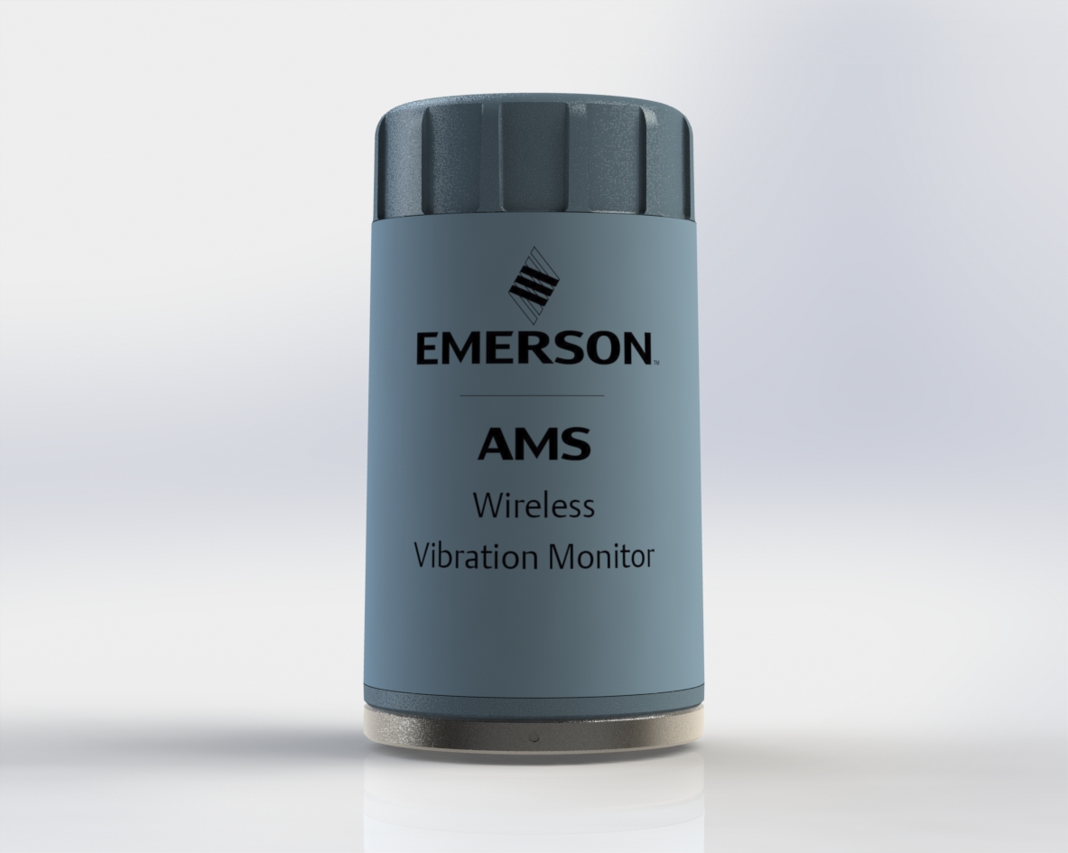 The AMS Wireless Vibration Monitor delivers cost-effective analytics at the device, making it easy to monitor pumps, fans, and other critical plant equipment.